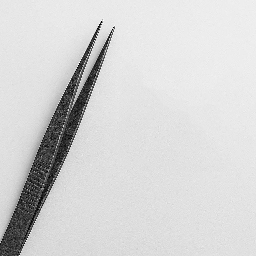 Anti Static Metal Tweezer- Straight Pointed
